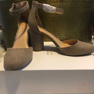 Lauren Conrad ankle strap heels - size 10